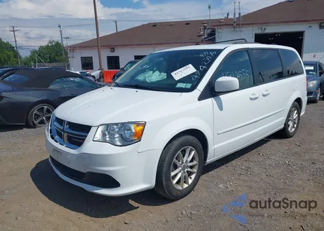 2016 Dodge Grand Caravan Sxt из США, поврежденный, VIN 2C4RDGCG7GR387790